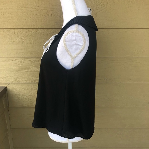 Zara TRF Black Sleeveless Blouse Size S - Picture 3 of 6